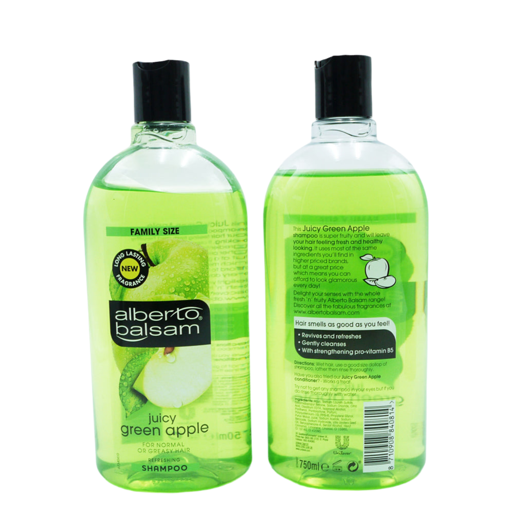 Alberto Balsam Juicy Green Apple Shampoo 750ml Alberto Balsam Juicy Green Apple Shampoo 750ml